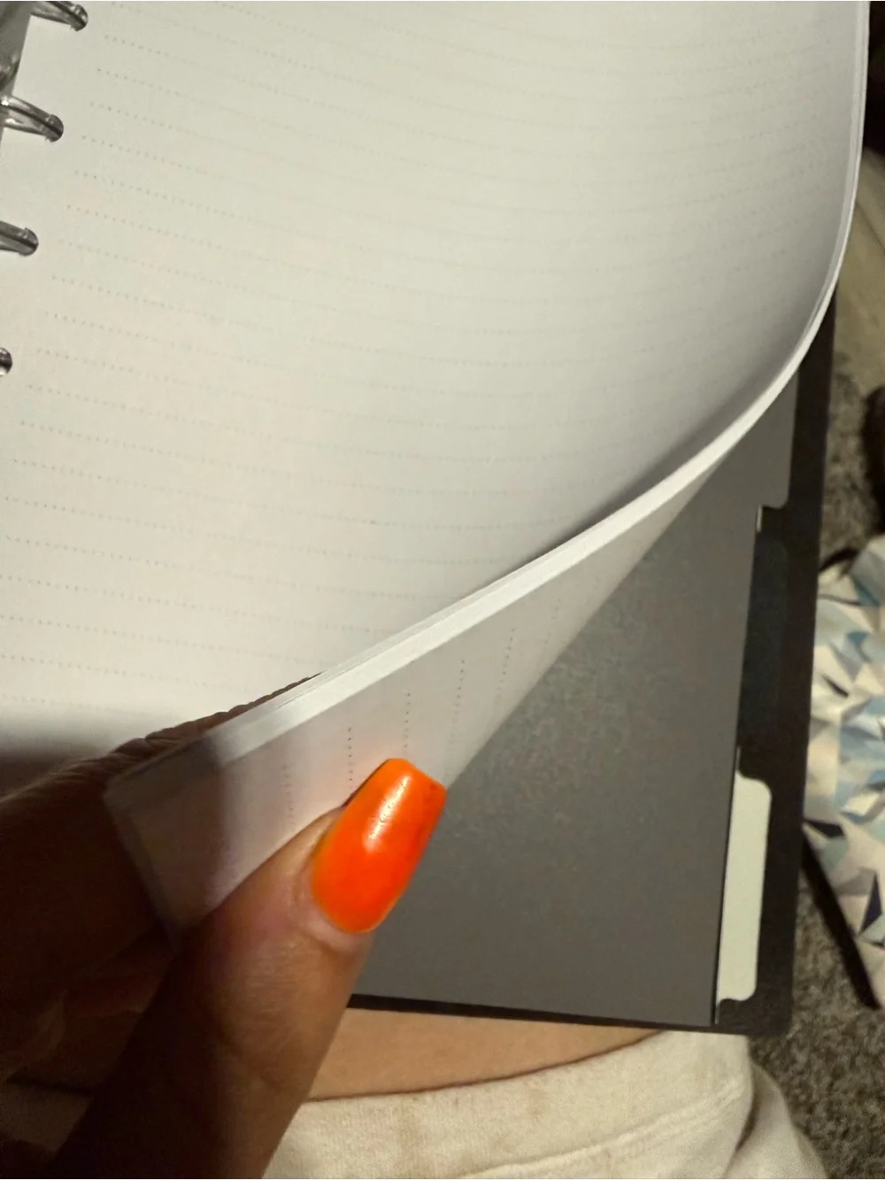 The Happy Planner notebook with dividers and paper